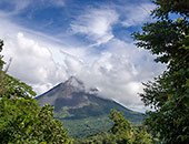 Costa Rican volcano