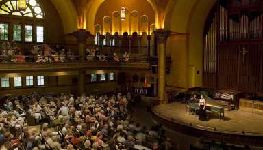 a concert at the Dominion Chalmers United Church, Ottawa