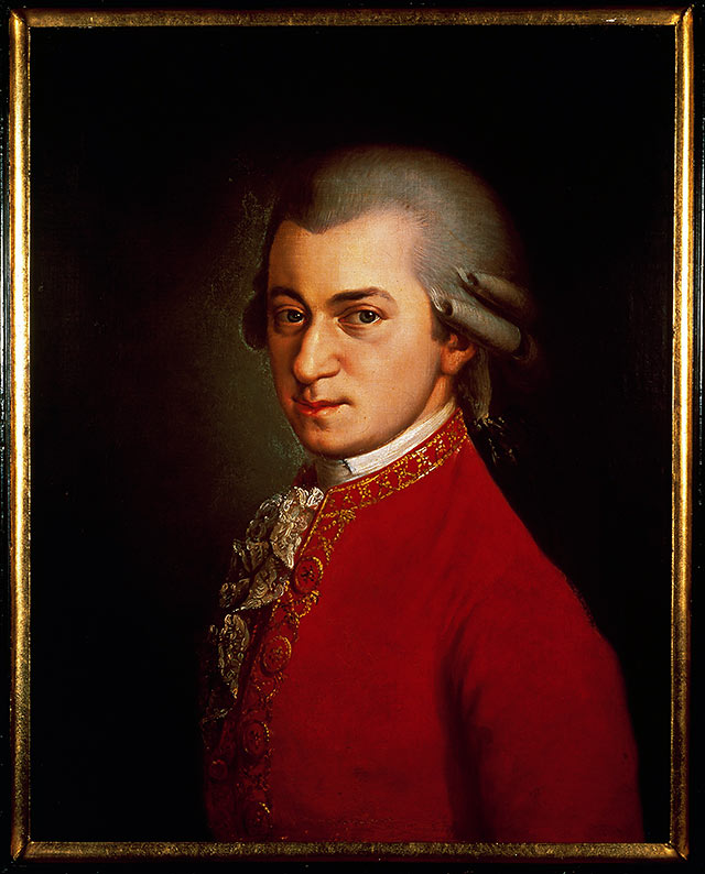 portrait of Mozart