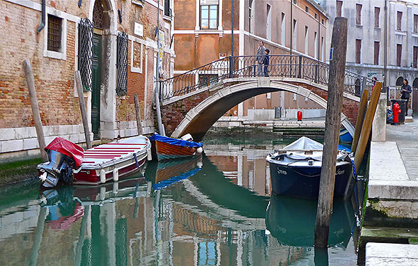 canal scene, Venice, Italy