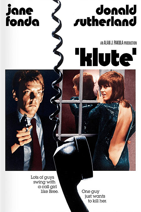 Klute movie poster/DVD cover