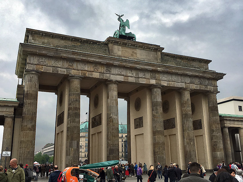 the Brandenburg Gate, Berlin