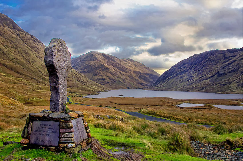 Doolough Tragedy Cross in County Mayo