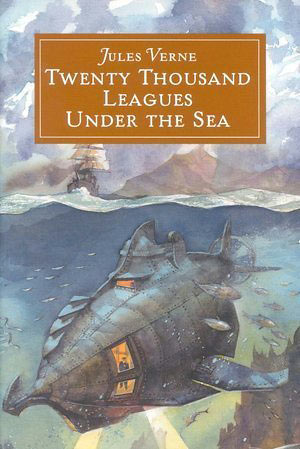 book cover of Jules Verne's classic, '20,000 Leagues Under The Sea'