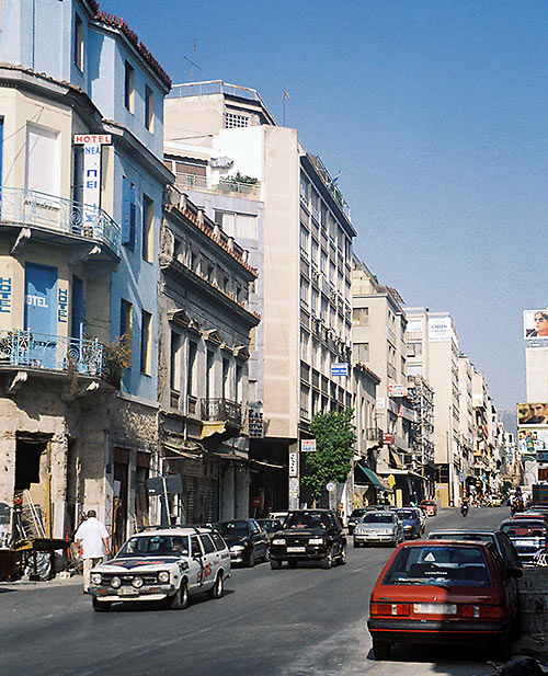 Athens street scene
