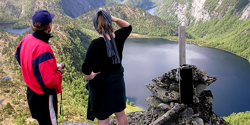 view of fjord from Stoltzekleiven