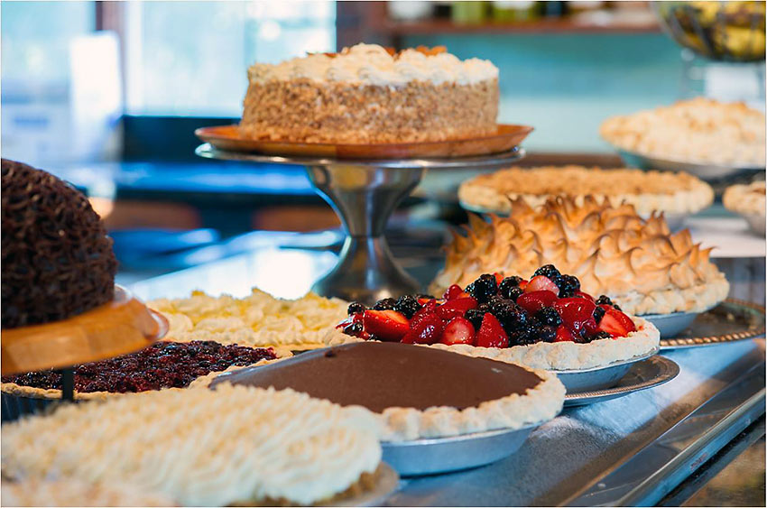 dessert buffet at Euphemia Haye restaurant