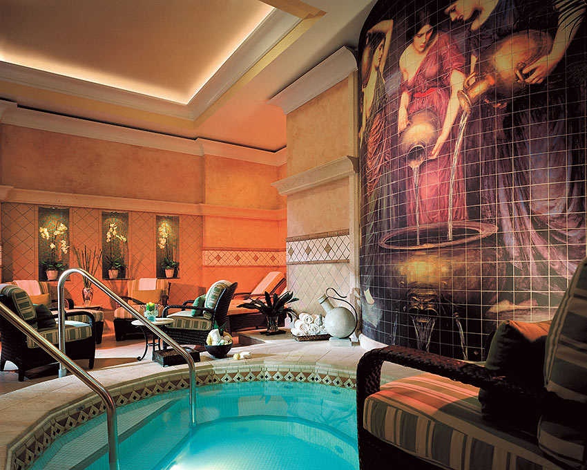 spa waters at the Ritz-Carlton Hotel, Sarasota