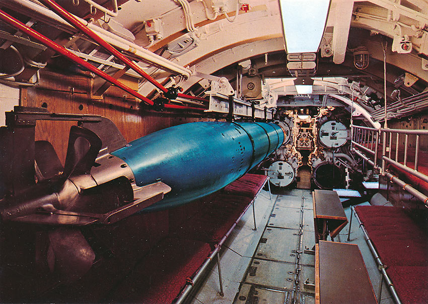 interior of U-995