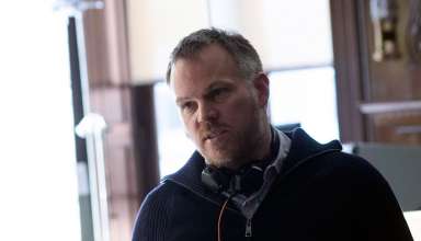 Award-winning director Marc Webb on set of 'The Only Living Boy in New York'