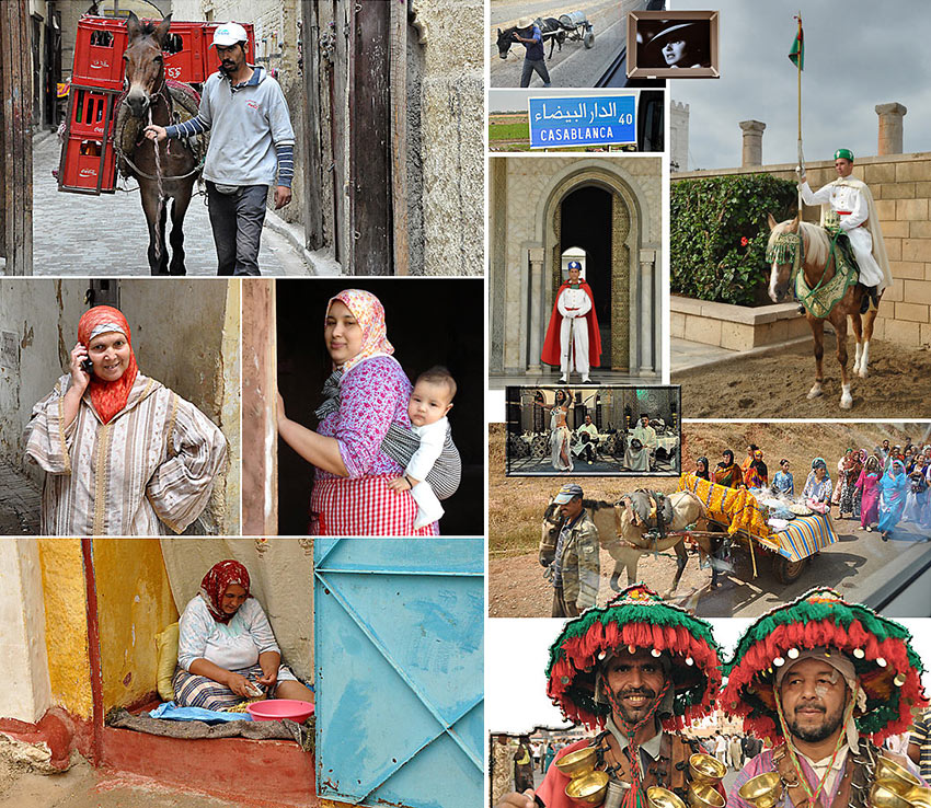 people and scenes from Morocco