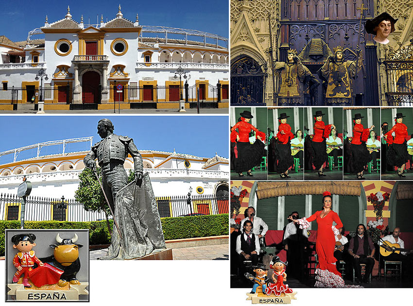 scenes from Seville, Andalusia