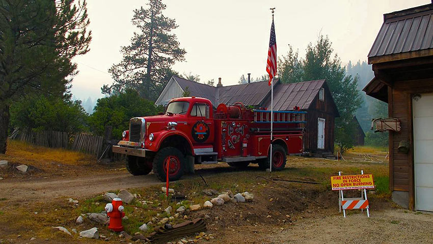 fire station at Atlanta, Idaho