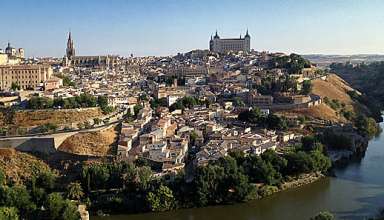 Toledo above the Tagus River