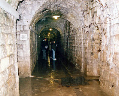 inside Fort Douaumont, Verdun