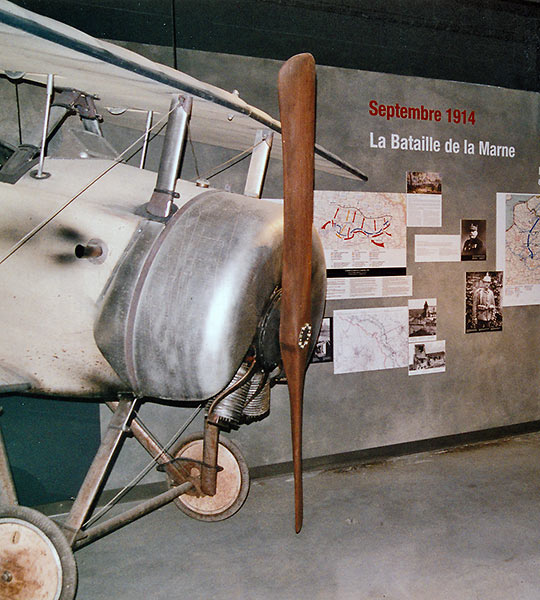 WW1 aircraft at the Interpretive Center