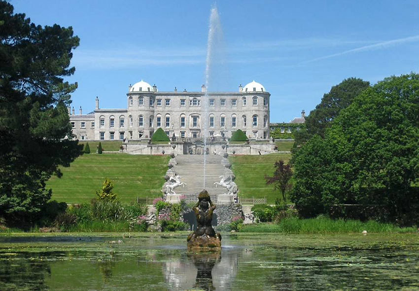 fountain at Powerscourt Gardens