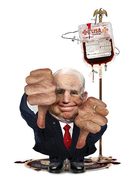 John McCain Votes on Healthcare by Nancy Ohanian