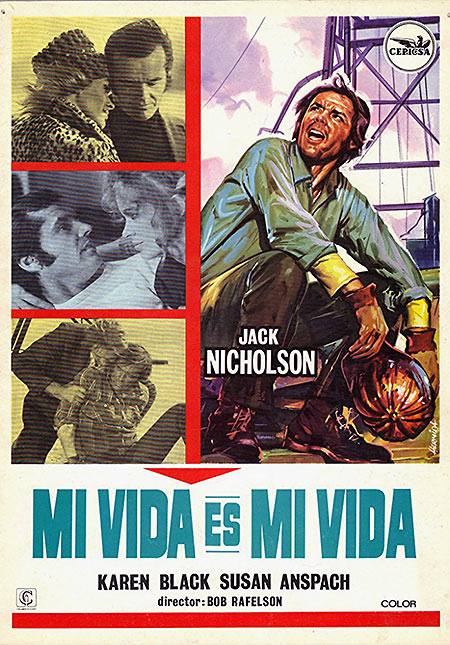 5 easy pieces Jack Nicholson vintage movie poster