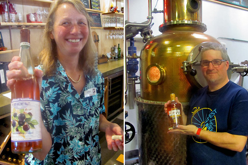 at Pend d'Oreille Winery and Dry Fly Distilling