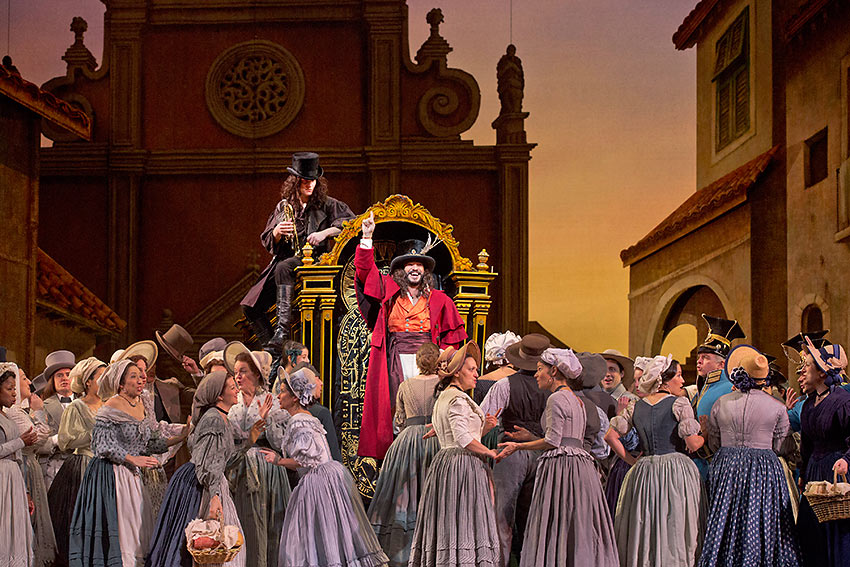 scene from Donizetti's L'Elisir d'Amore