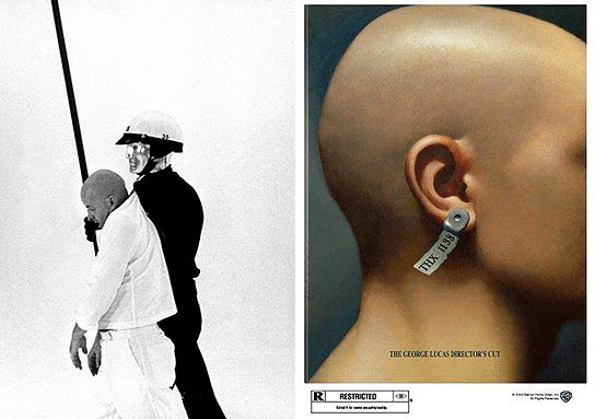 striking stills from THX 1138