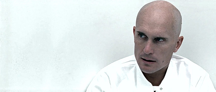 Robert Duvall in a scene from THX 1138