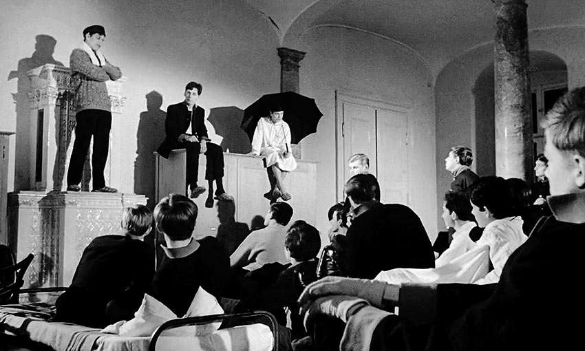 a classroom scene from the movie Young Törless