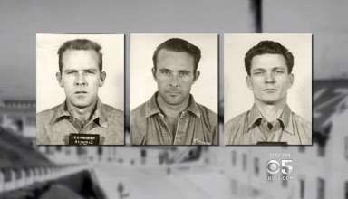 1962 Alcatraz escapees John and Clarence Anglin and Frank Morris