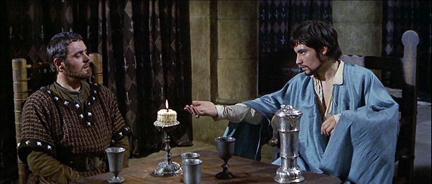 Anthony Hopkins and Timothy Dalton in a scene from The Lion in Winter