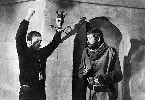 Director Anthony Harvey with Peter O'Toole