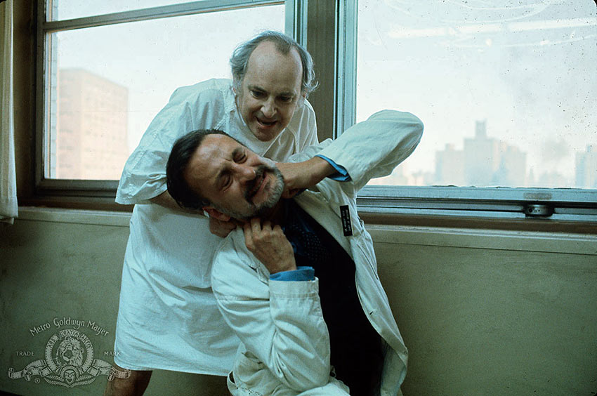 George C. Scott in a scene from The Hospital