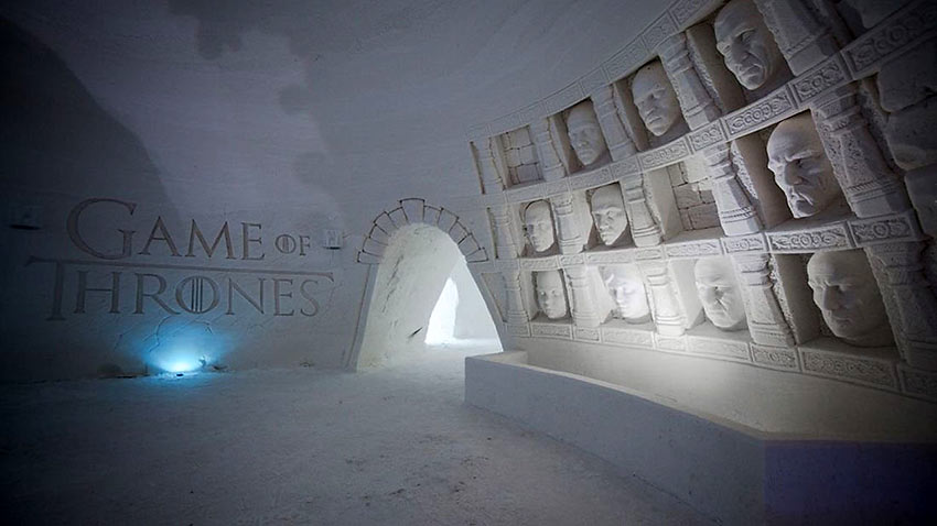 Game of Thrones-themed ice hotel in Finland