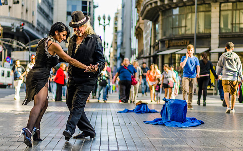 dancing the tango, Argentina