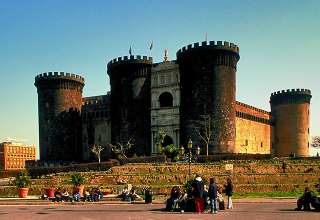 Castel Nuovo (Maschio Angioino) in central Naples