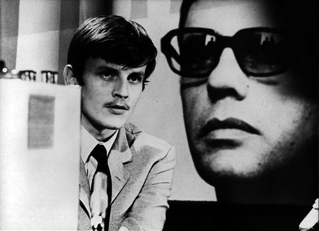 Jean Louis Trintignant and Jacques Perrin in Z