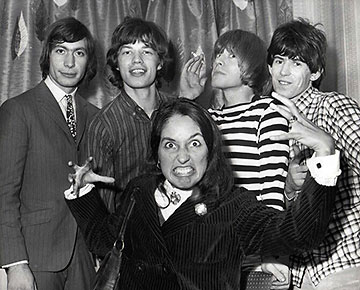 the Rolling Stones with Joan Baez