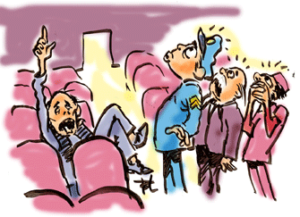 Senior Theater Seats cartoon