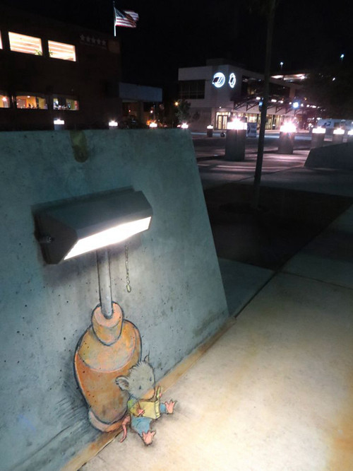 whimsical street art