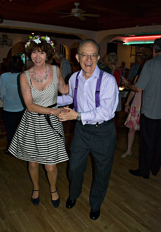 a pair of swing dancers at Las Hadas