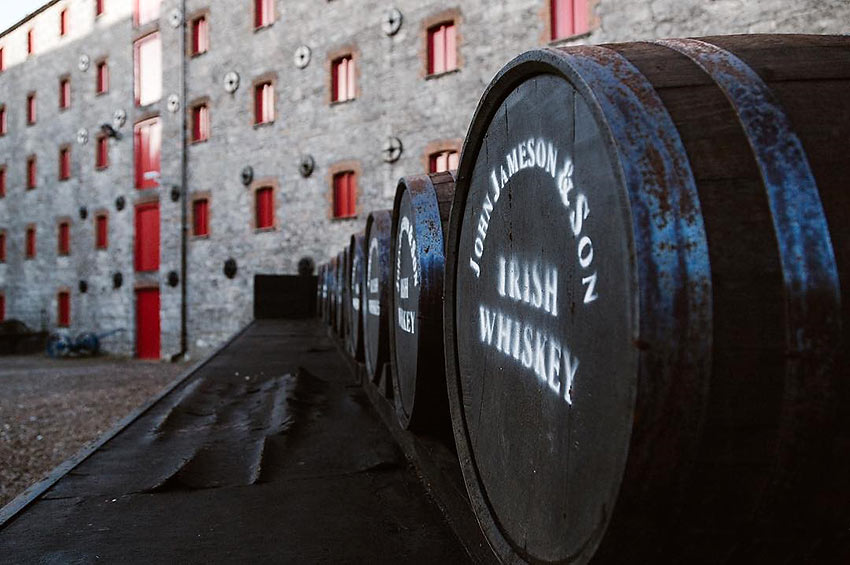 whiskey barrels