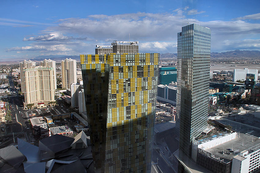 view from a room at the ARIA Resort and Casino