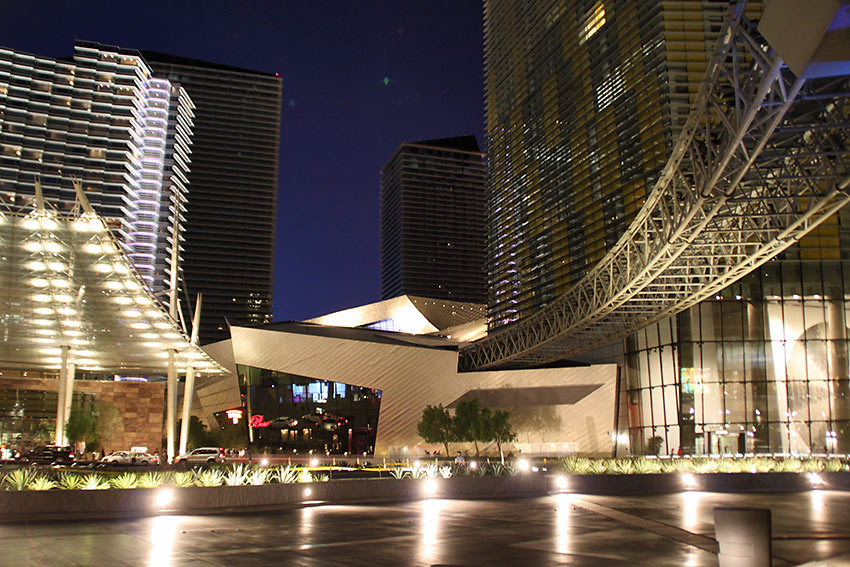 ARIA Resort and Casino at night