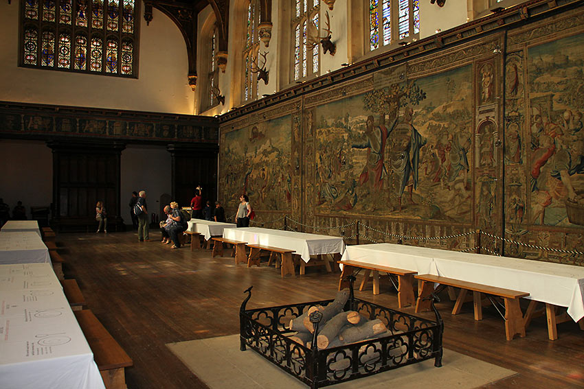 dining room at Hampton Court Palace