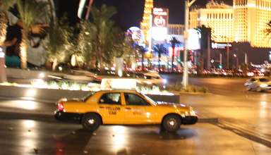 taxi at Las Vegas