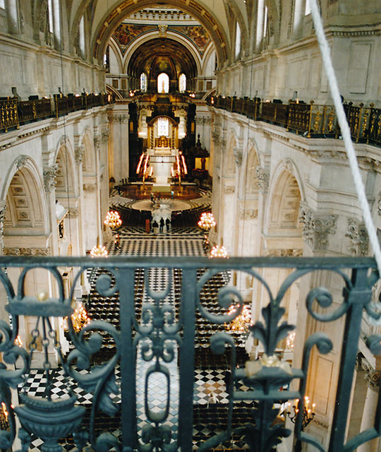 the Main Hall of St Pauls Cathedral