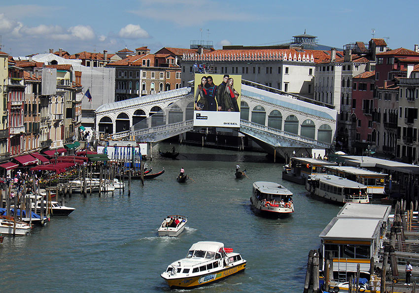 a canal in Venice