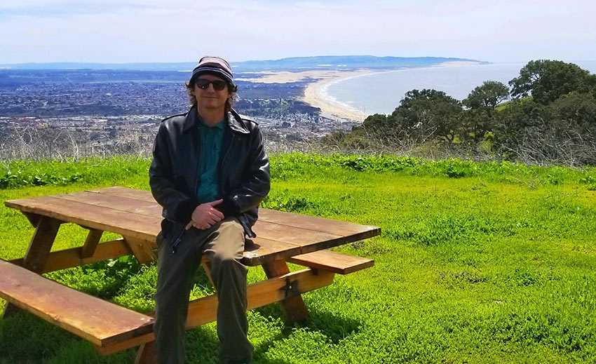 the writer at the Pismo Preserve