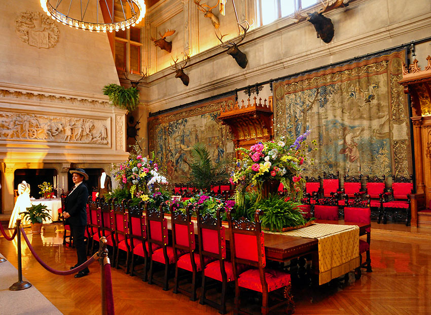 banquet hall at Biltmore