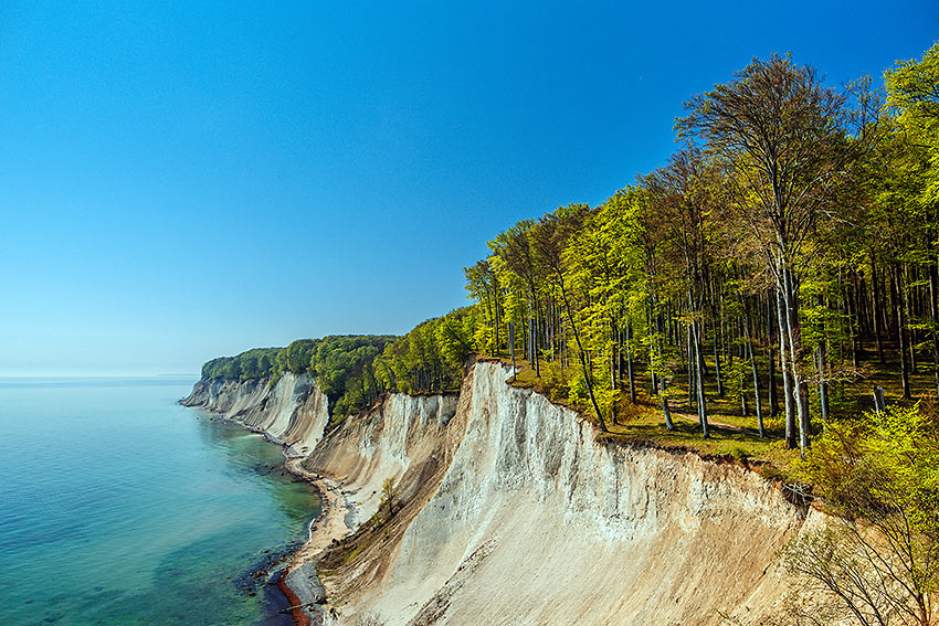 chalk cliffs at Jasmond National Park